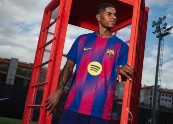 Featured Image Marcus Rashford In Barcelona's Jersey Kits