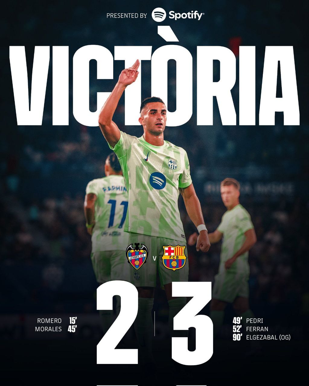 JUST IN: Thriller Comeback for Barcelona in Stoppage Time