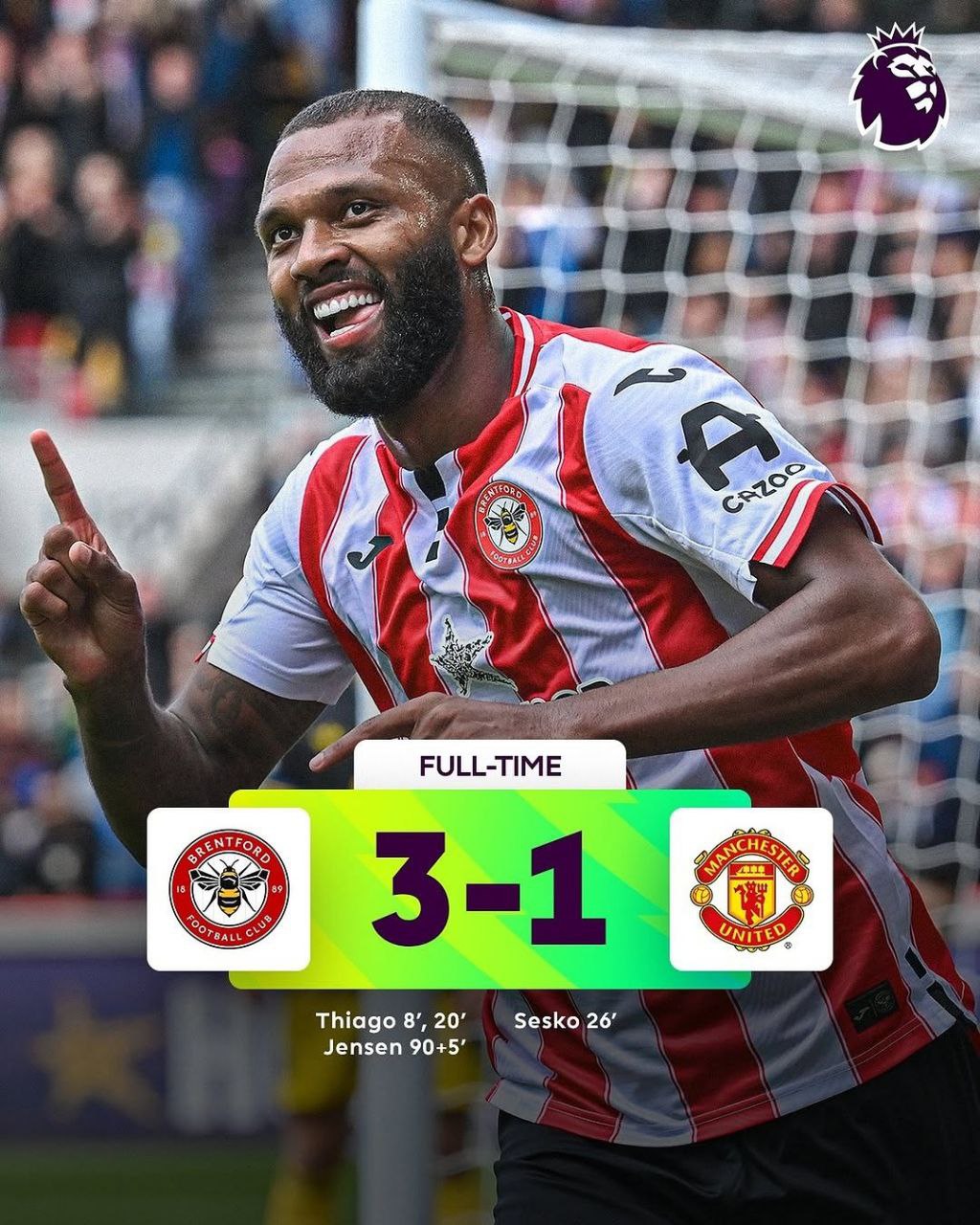 NEW: Brentford Punish Manchester United for Bruno Fernandes Penalty Miss