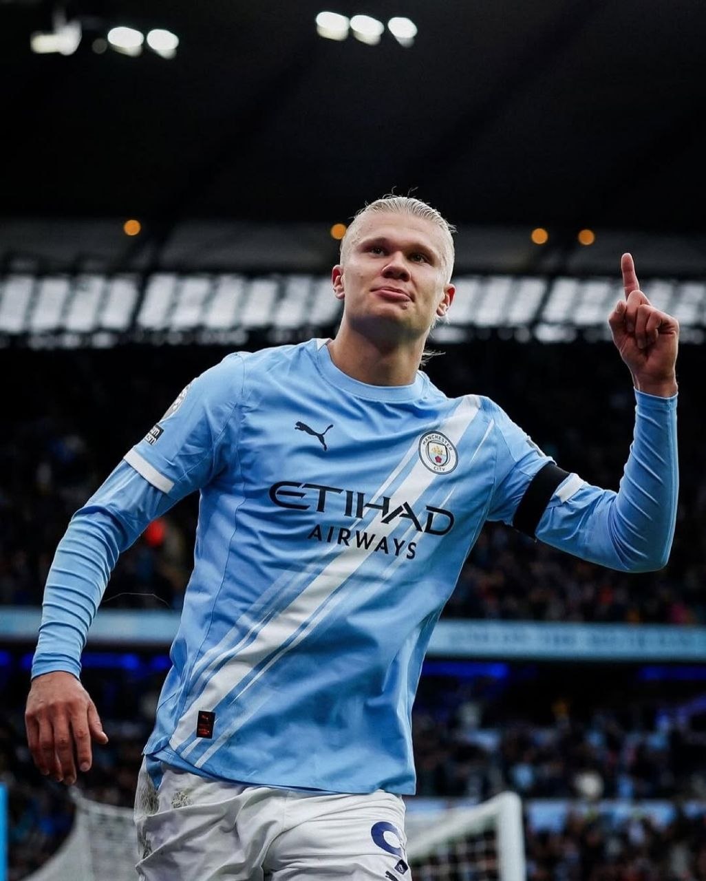 MANCHESTER DERBY: Haaland bags brace as City beats United