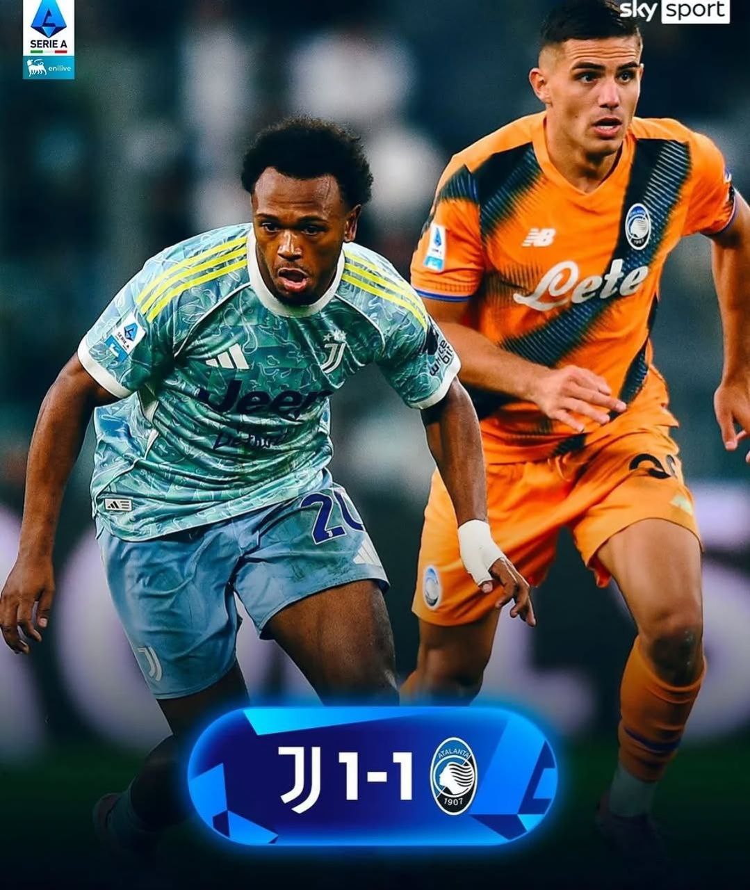 NEW: Atalanta Holds Juventus to 1-1 Draw