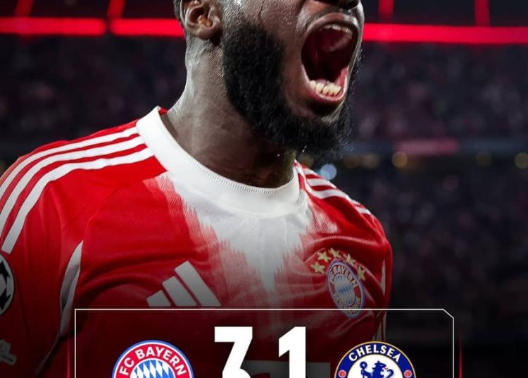FULL TIME: Bayern Munich 3-1 Chelsea UCL