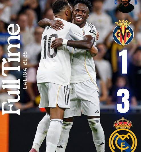 BREAKING: REAL MADRID DOMINATE VILLARREAL 3–1 IN STRONG STATEMENT WIN