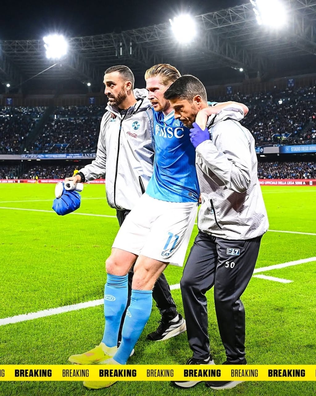NEW: Kevin de Bruyne out with high-grade knee injury 