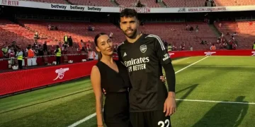 EXCLUSIVE: David Raya and Wife Tatiana Expecting First Child as Arsenal Goalkeeper Signs New Improved Deal