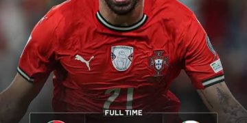 BREAKING: Neves Nets Late Winner For Portugal Over Ireland