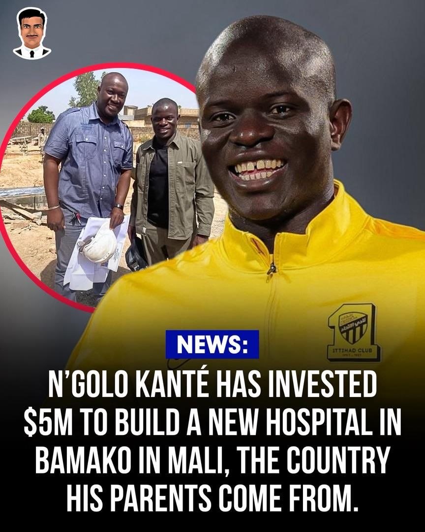 NEW: N’Golo Kanté Donates State-of-the-Art Medical Facility in Bamako