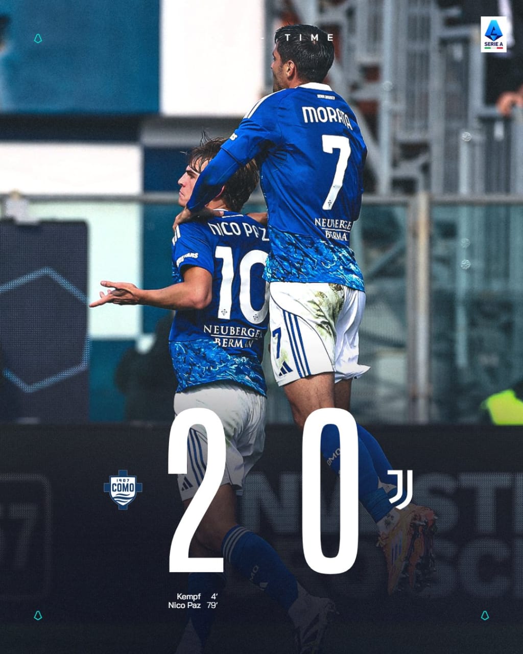 NEW: Juventus’ unbeaten run ends as Paz pulls a dynamic performance to secure a 2:0 win for Como