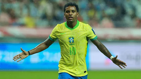 Rodrygo doubles after Estêvão for Brazil
