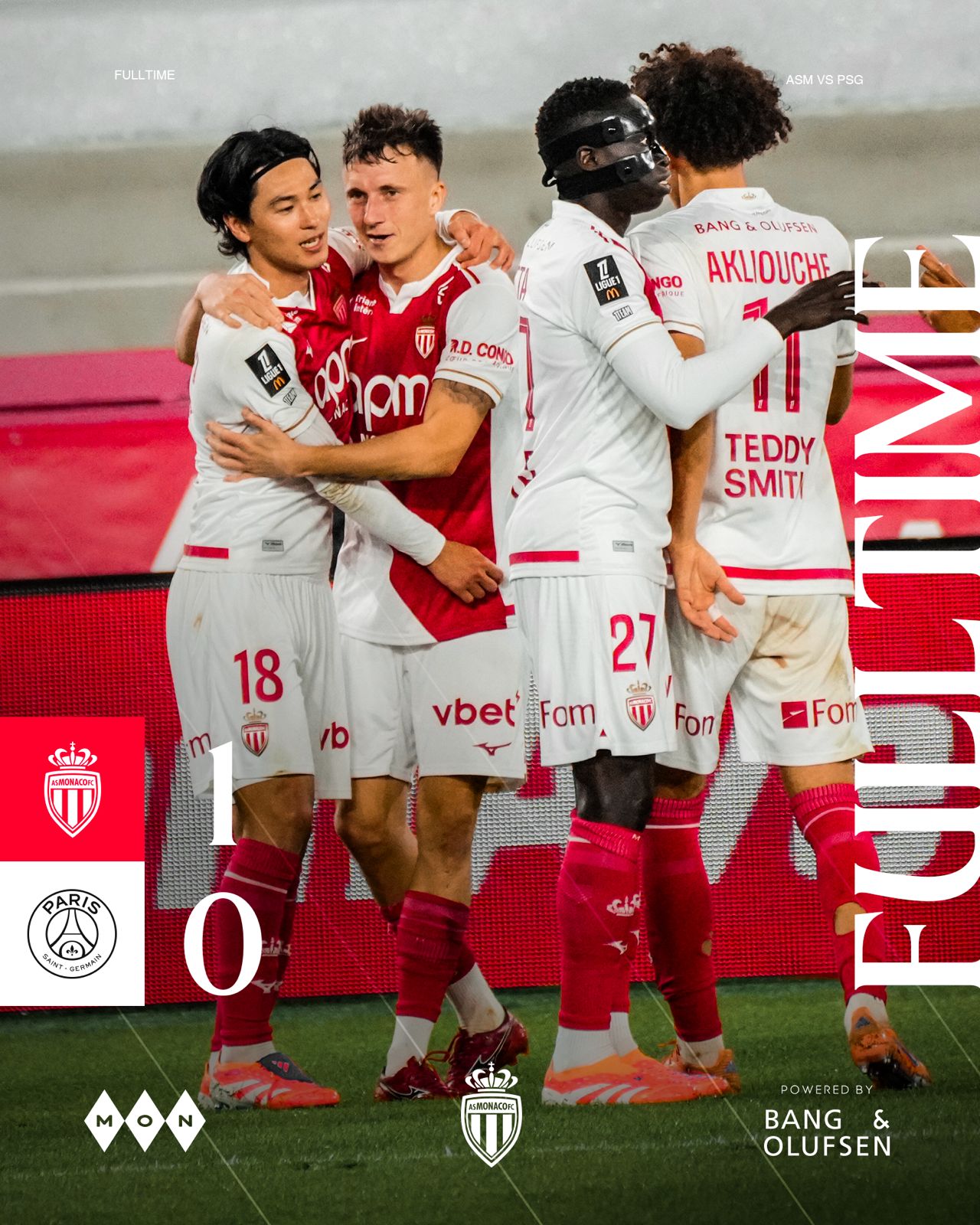 New Post: 10-man Monaco beats PSG  – News, Highlights 