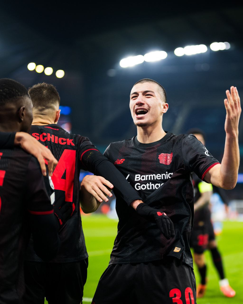 Leverkusen scores Man City