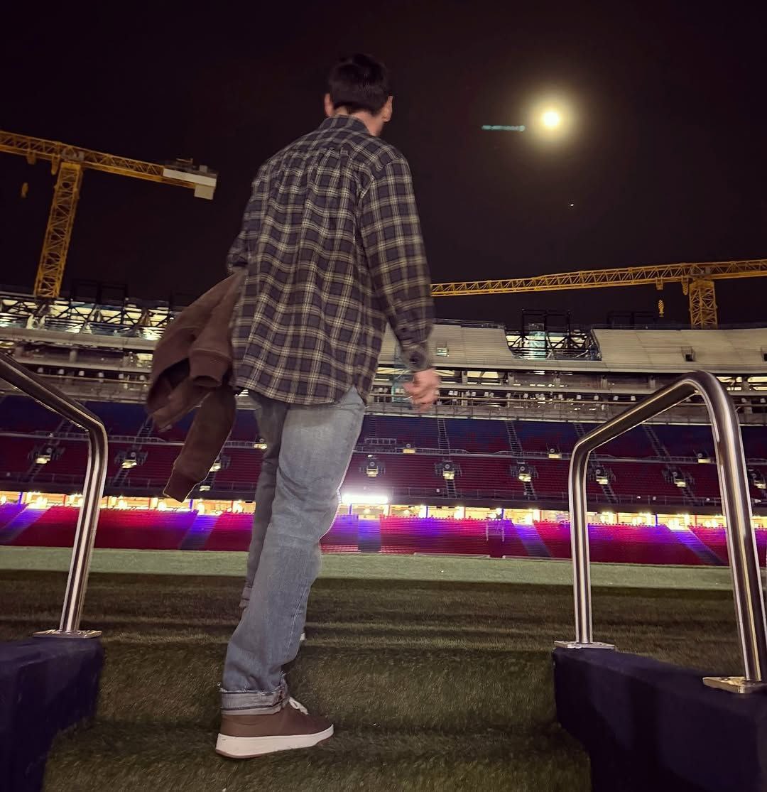 Messi visits new Shopify Camp Nou