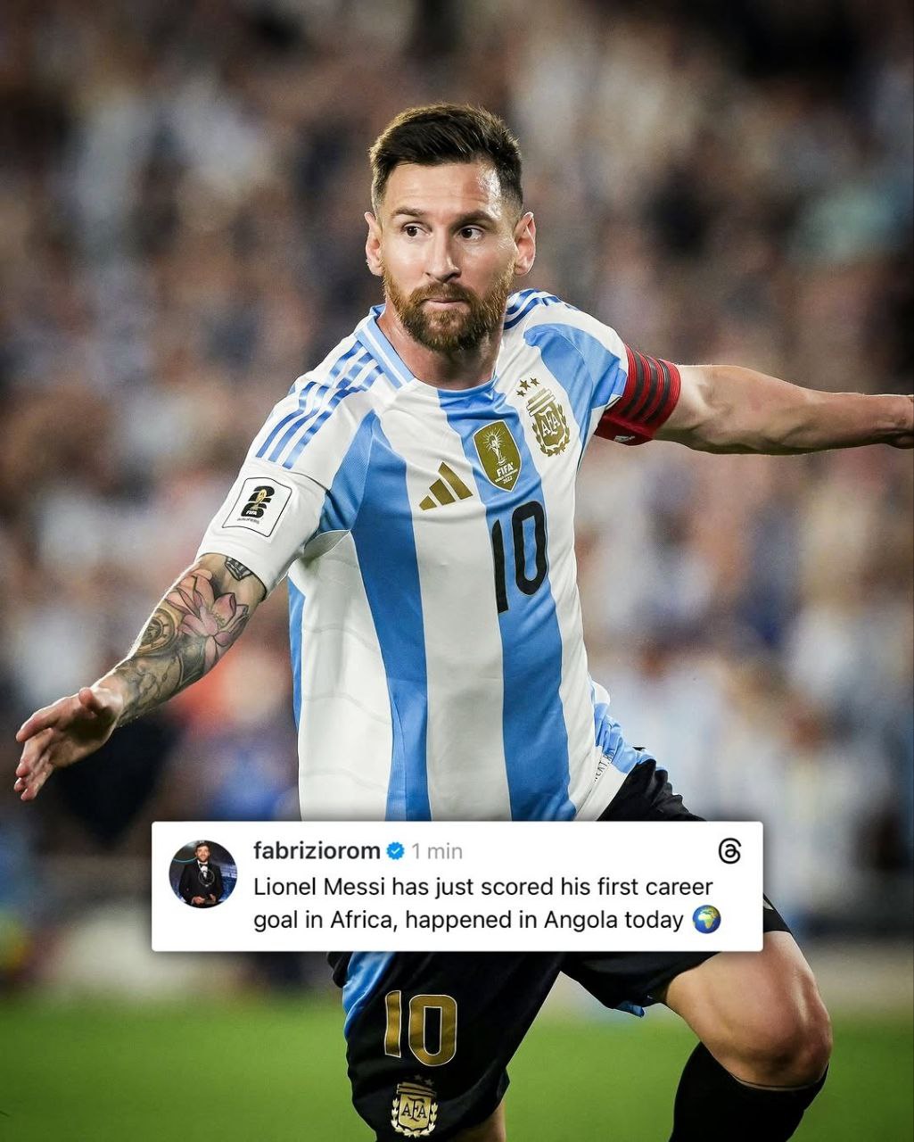 Exclusive: Messi gets first career goal in Africa
