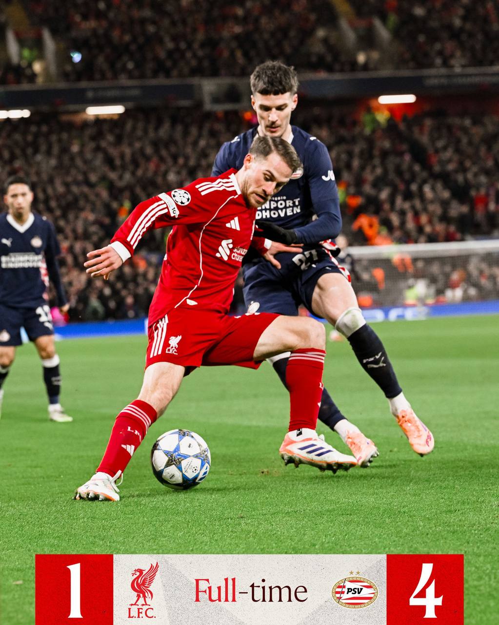 NEW: Liverpool 1 vs 4 PSV – News, Highlights 