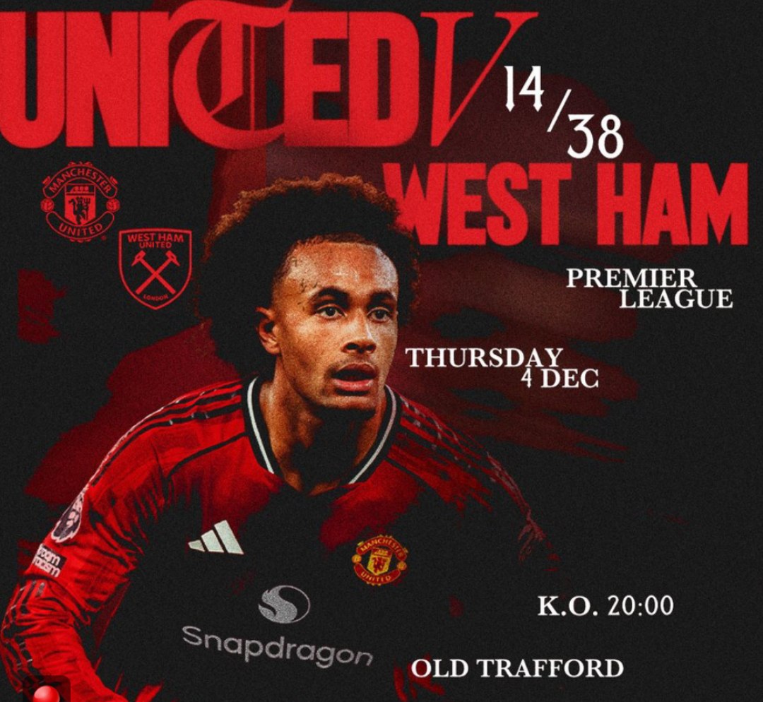 NEW: Manchester United hosts West Ham in EPL round 14 – Preview